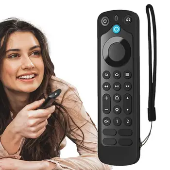 Калъф за дистанционно управление Калъф Remote Voice Pro 2022 с противоплъзгаща защита, съвместим с префикс Remote Voice Pro TV Stick