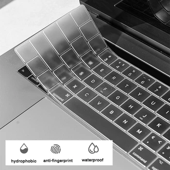 Калъф за клавиатура Macbook Air 13 11 Pro 14/16 M1 Touch Bar 15 12 Retina Силиконова Защитно фолио A2179 A2337 A2338 A2442 САЩ ЕС