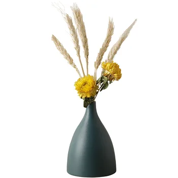 Керамична ваза с Проста договореност Сушен творческа тела за декорация на плота в хола на дома