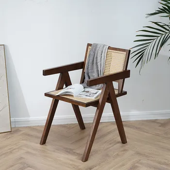 Кухненски Офис Трапезни Столове Дървени Мобилни Трапезни Столове с модерен акцент, Прозрачен Дизайн, богат на функции Мебели Sillas Para Comedor
