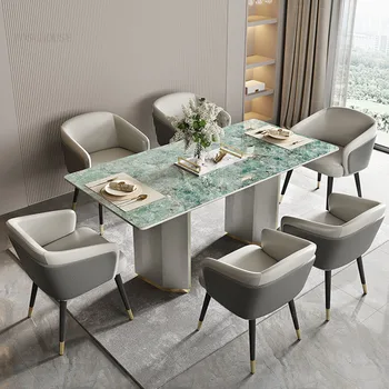 Леки Луксозни Трапезни столове с облегалка, Модерен Стол, творчески потребителска маса за хранене, стол с гъба, за да скача, Мебели за трапезария