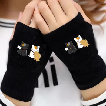 Наградата на къси ръкавици без пръсти, ръкавици, топло за ръце, мъжки топли ръкавици с маншети за аниме Natsume yuujinchou Ръкавици