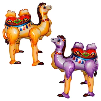 Направи си сам 4D Пешеходни балони от алпака и камила, балони с животни от Джунглата, категория на Изоставено Камила, Украса за Парти по случай рожден Ден, Начало Декор, Играчки