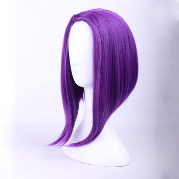Нов женски перука Малките Титани с участието на Права за cosplay, лилава коса в стил ролеви игри на Хелоуин