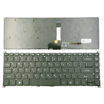 Новата клавиатура за лаптоп Acer Swift 5 SF515-51 SF515-51T SF515-51T-73TY американски черен на Цвят, С подсветка