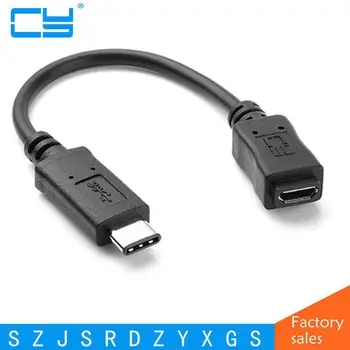 Обръщане на дизайн Конектор USB 3.0 3.1 Type C за свързване на кабел Micro USB 2.0 трансфер на данни за таблети N1 и мобилни телефони