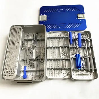 Ортопедичен набор от A0, определяне на плоча за долната част, набор от инструменти, набор от ортопедични хирургични инструменти