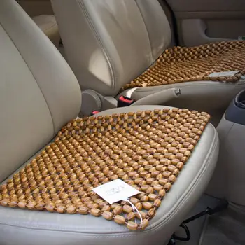 Седалките от топчета за охлаждане на автомобили, дървена възглавница за сядане от мъниста, Дишаща охлаждаща въздушна възглавница за офис количка, столче за кола
