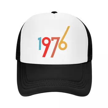 Страхотен подарък от 1976 г., на 44-ти рожден ден, фланелка, шапка на шофьор на камион, жена мъжка бейзболна шапка за възрастни е на 44 години, регулируеми по поръчка, хип-хоп