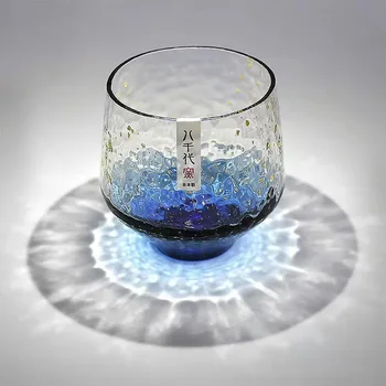 Стъклена чаша Yachiyo Starry Sky в японски стил, творчески дом ресторант, висококачествен чаша за вода, стъклена чаша за уиски XO