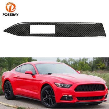 Тапицерия на арматурното табло на колата е от въглеродни влакна, етикети за полагане на Ford Mustang 2015-2019, корнизи, декорации, Защитни